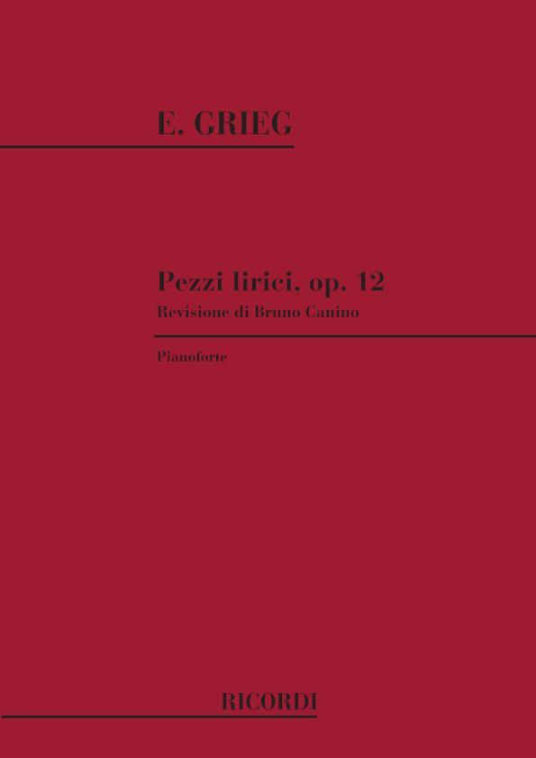 8 Pezzi Lirici Op. 12 - Per Pianoforte - pro klavír